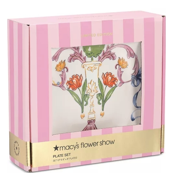 Macy's Flower Show Plate Set | Limited Edition - Picture 4 of 5